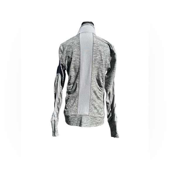 GGBlue Luxe Sport Gray Mesh Stretch Zip Jacket Women’s Md Tennis Golf Activewear - Picture 4 of 12